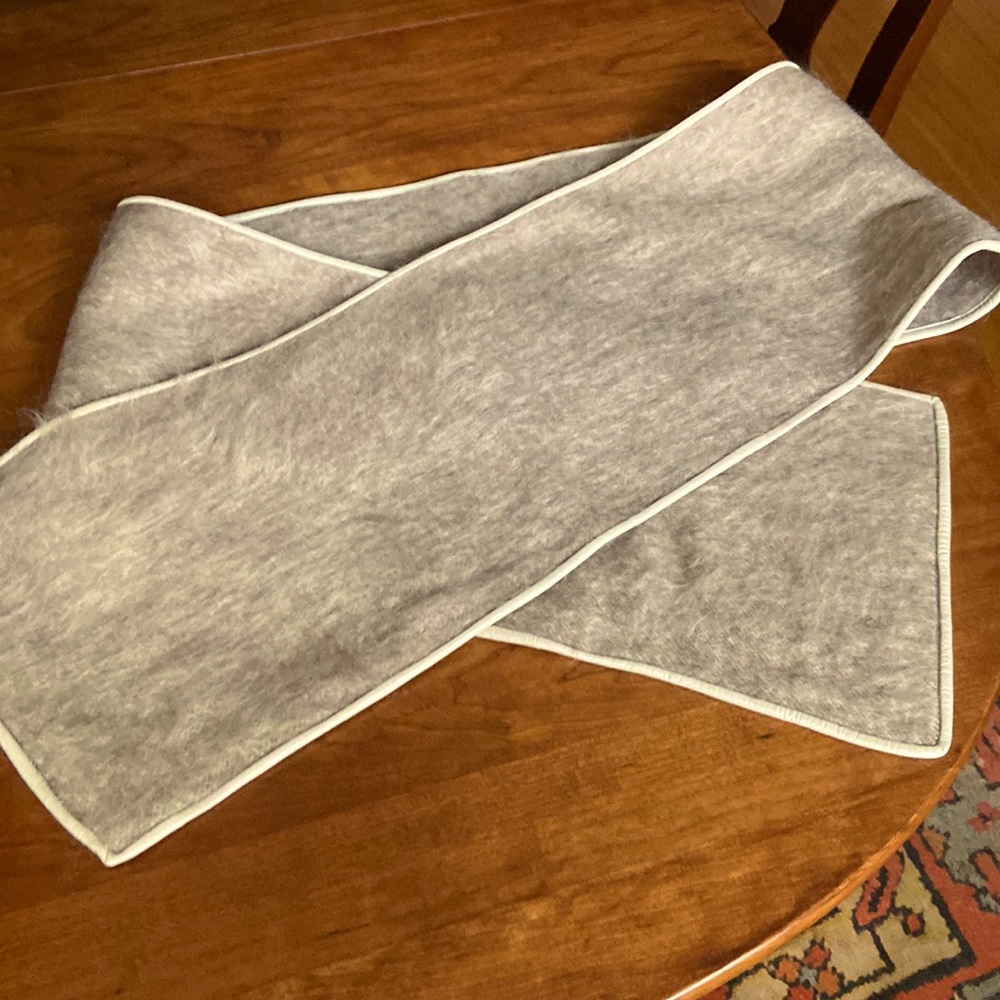Opulent mohair scarf